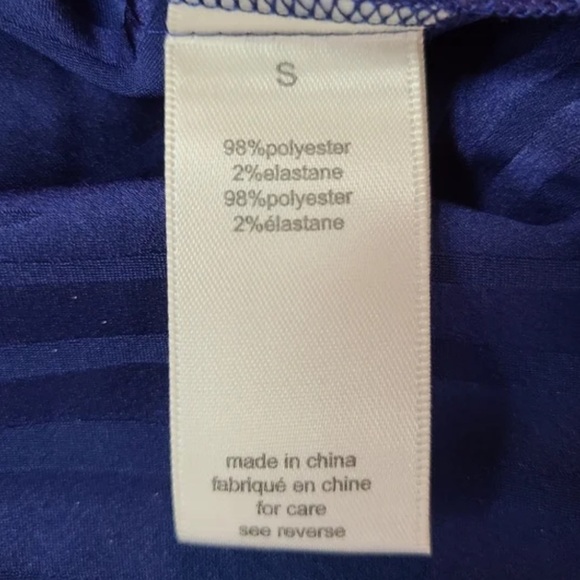 Ronny Kobo Shanaya Dress NWT in Navy Blue Zebra Size S - Picture 7 of 11